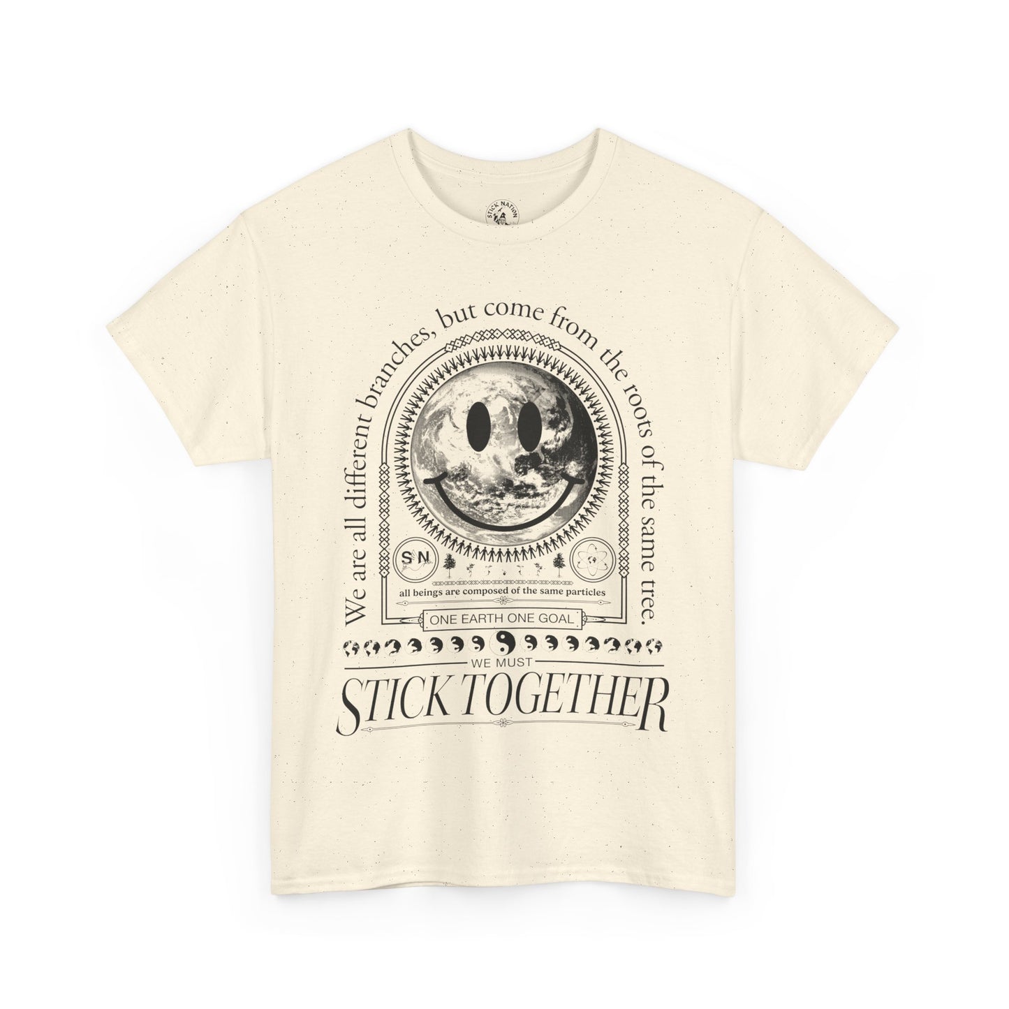 Smiley Face Stick Together Unisex T-Shirt