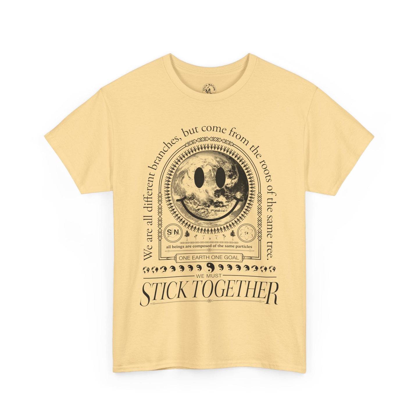 Smiley Face Stick Together Unisex T-Shirt
