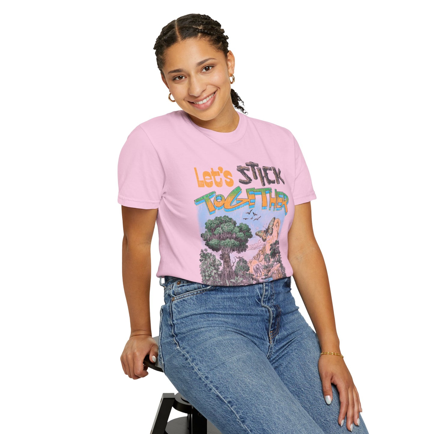 Eden Earth Day 2025 Unisex T-Shirt - Stick Nation x Side Walk Flowers