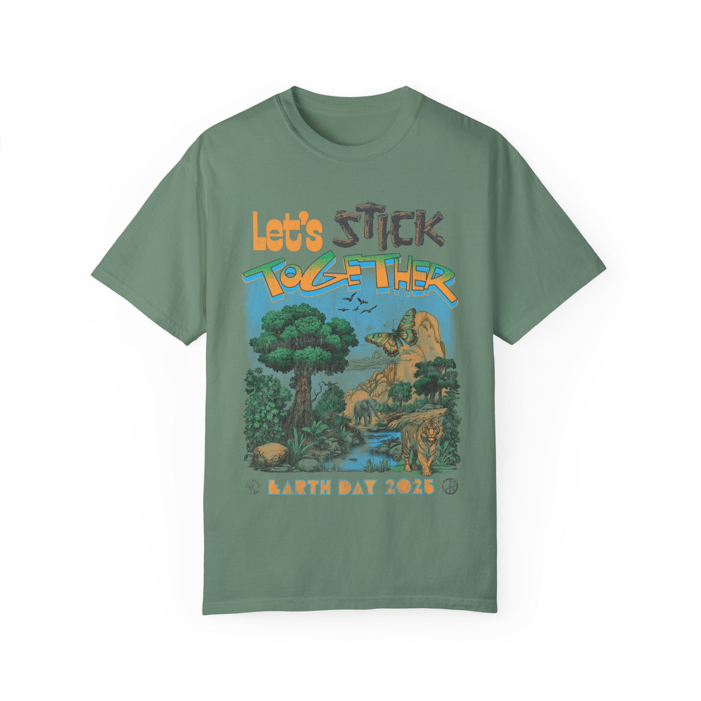 Eden Earth Day 2025 Unisex T-Shirt - Stick Nation x Side Walk Flowers