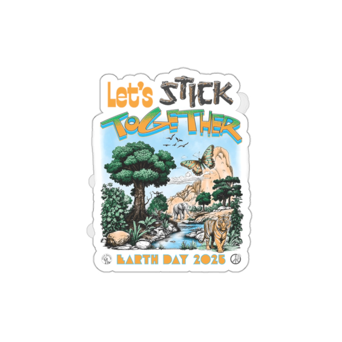 Eden Earth Day 2025 - Die Cut Sticker