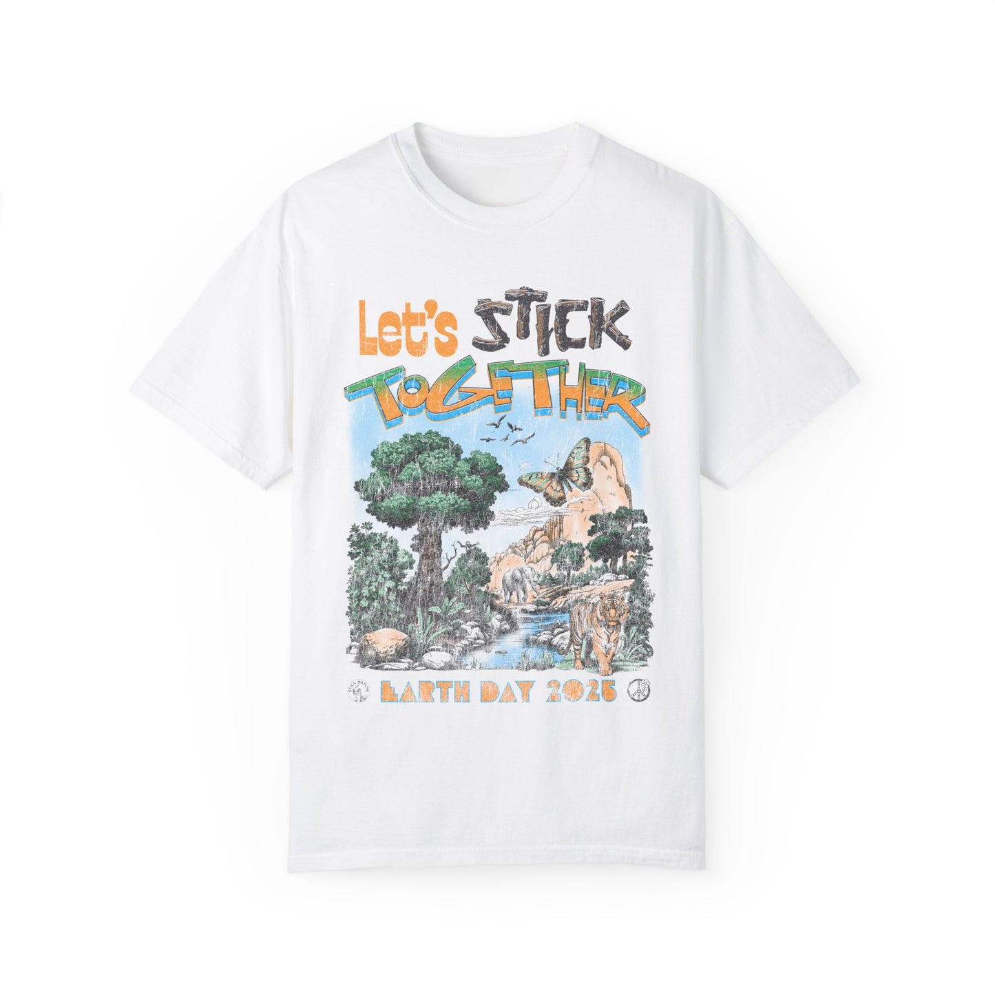 Eden Earth Day 2025 Unisex T-Shirt - Stick Nation x Side Walk Flowers