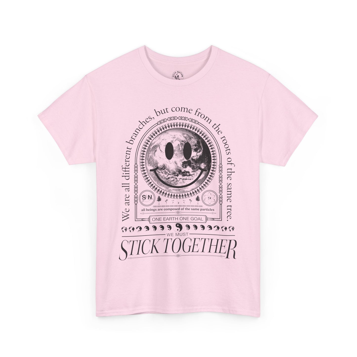 Smiley Face Stick Together Unisex T-Shirt