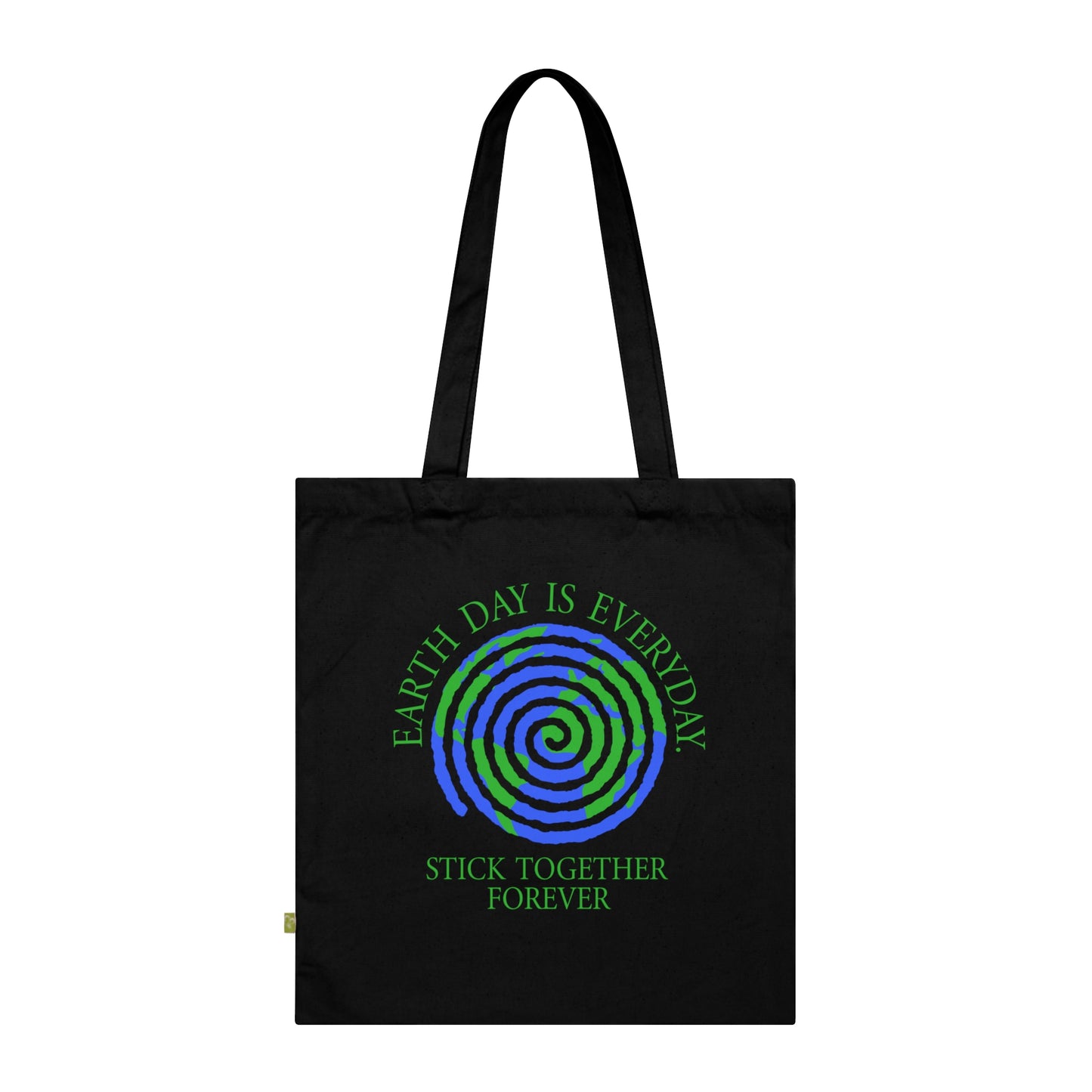 Spiral Earth Day 2025 - Organic Canvas Tote Bag