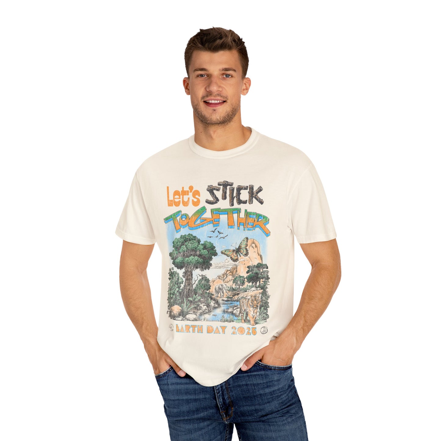 Eden Earth Day 2025 Unisex T-Shirt - Stick Nation x Side Walk Flowers