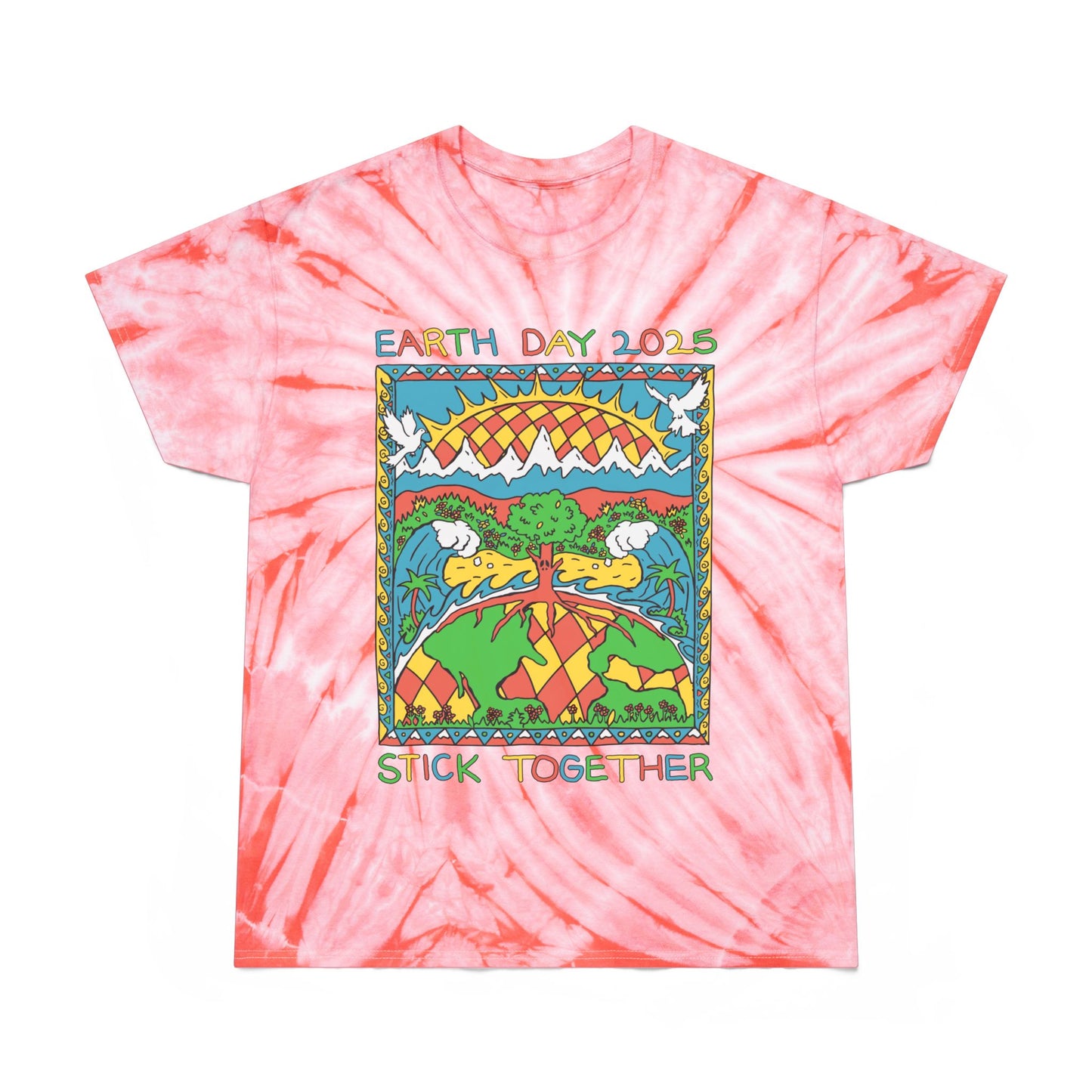 Elementary Earth Month 2025 - Unisex Tie Dye T-Shirt