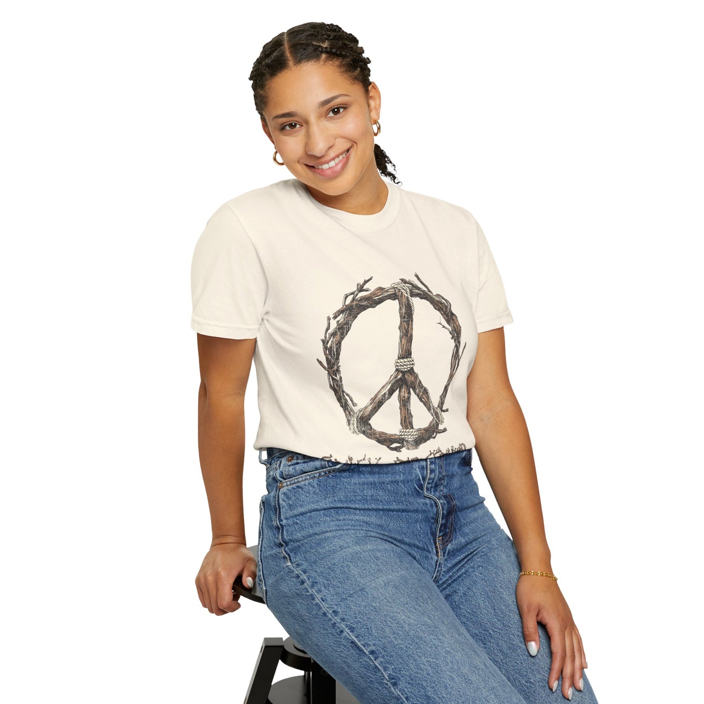 Stick Together Earth Day 2025 Unisex T-Shirt - Side Walk Flowers x Stick Nation