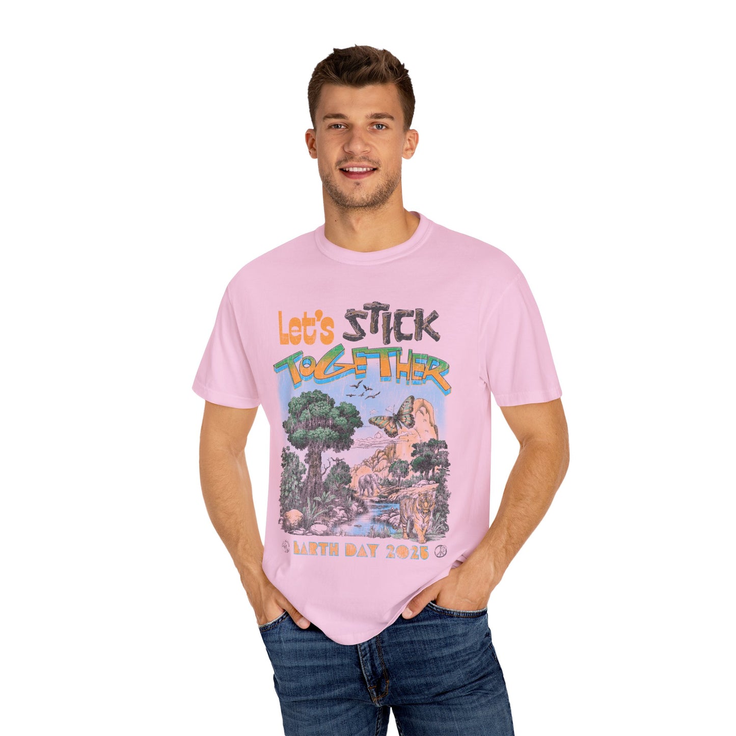 Eden Earth Day 2025 Unisex T-Shirt - Stick Nation x Side Walk Flowers
