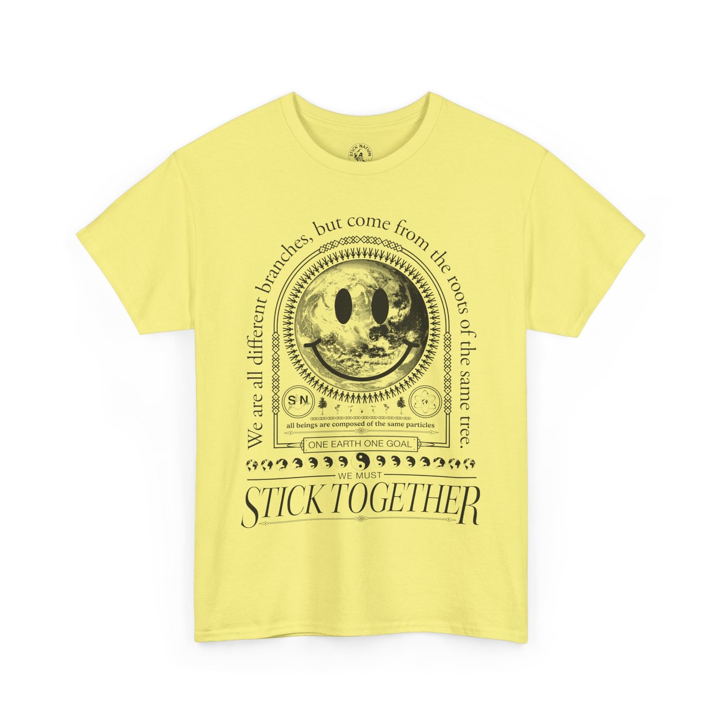 Smiley Face Stick Together Unisex T-Shirt