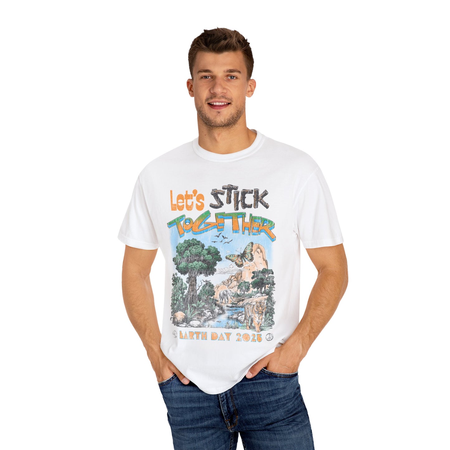 Eden Earth Day 2025 Unisex T-Shirt - Stick Nation x Side Walk Flowers