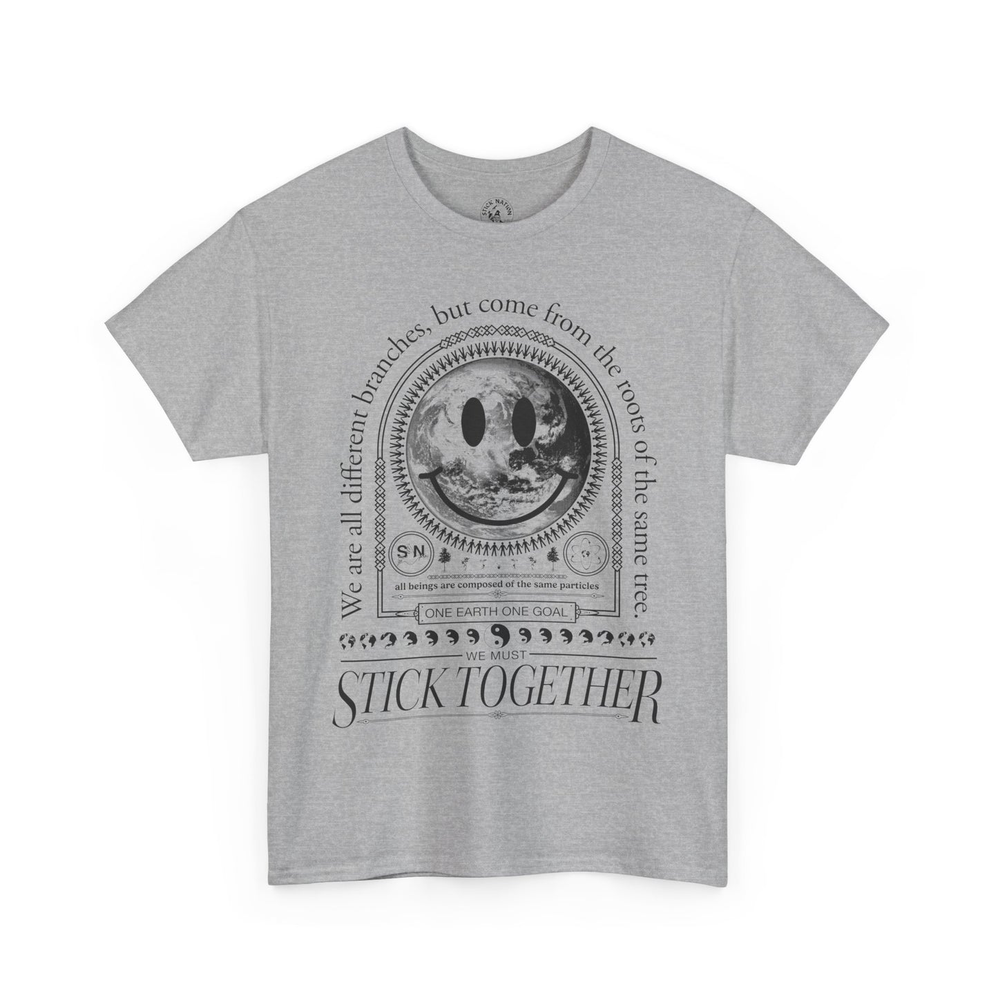 Smiley Face Stick Together Unisex T-Shirt