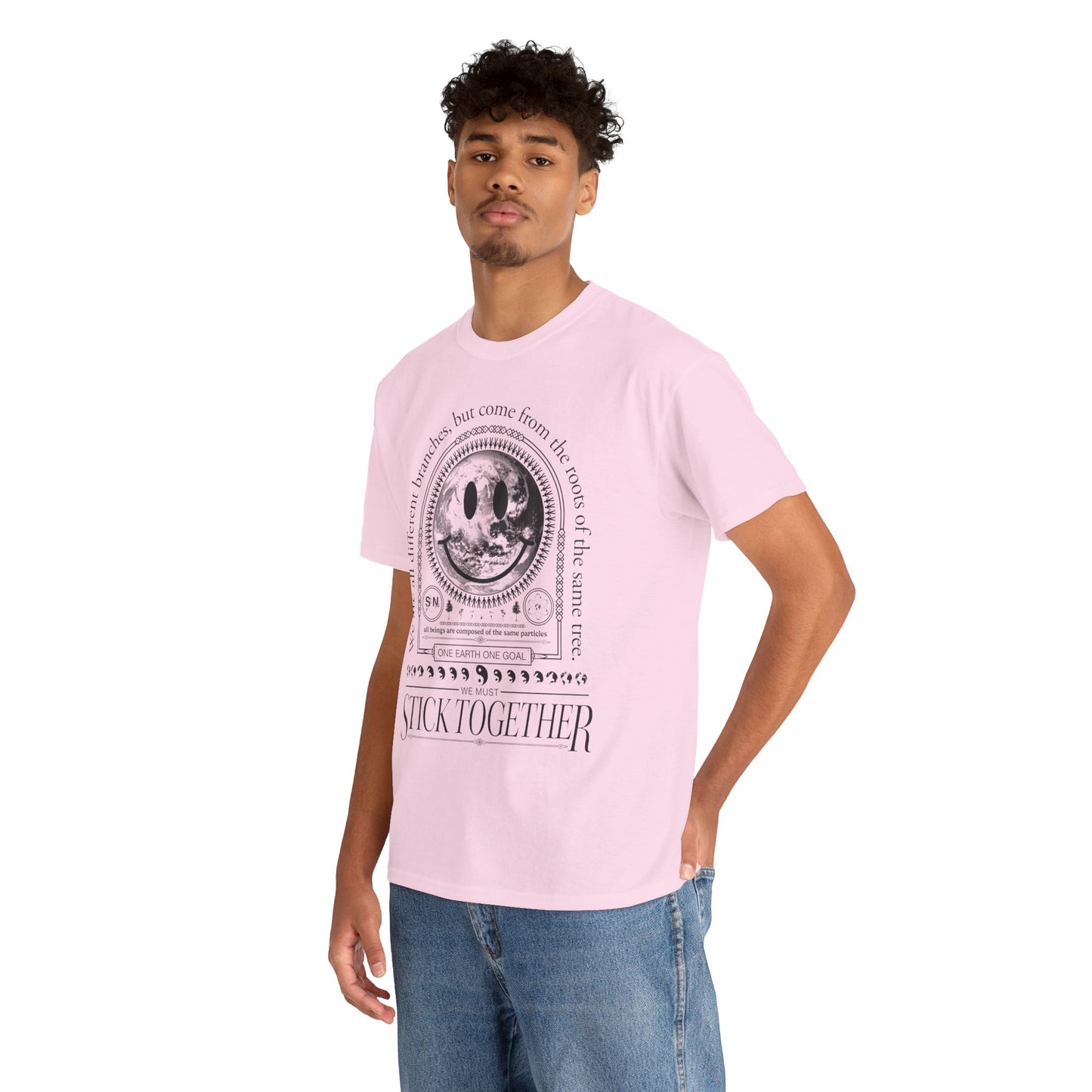 Smiley Face Stick Together Unisex T-Shirt