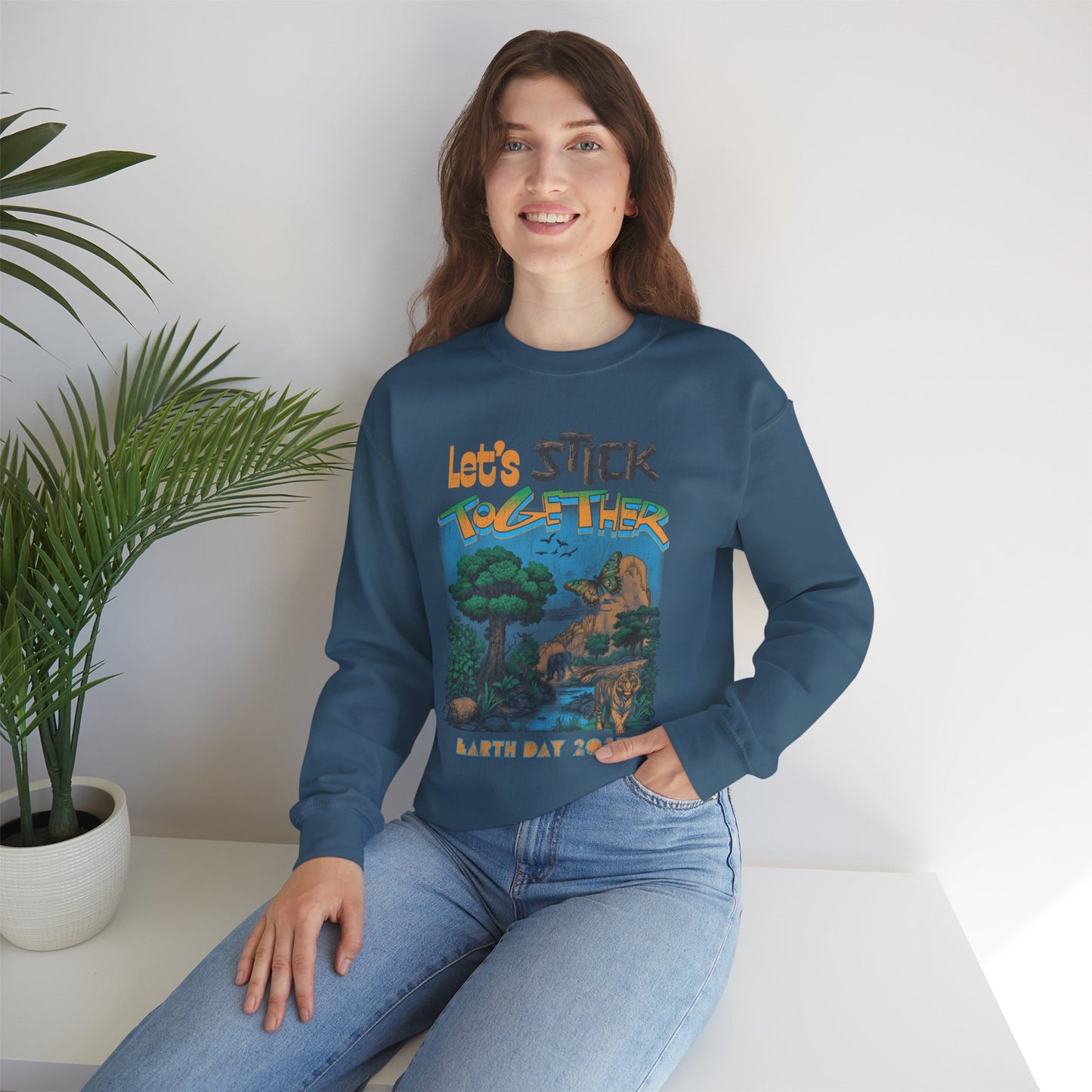 Eden Earth Day 2025 Unisex Crewneck Sweatshirt