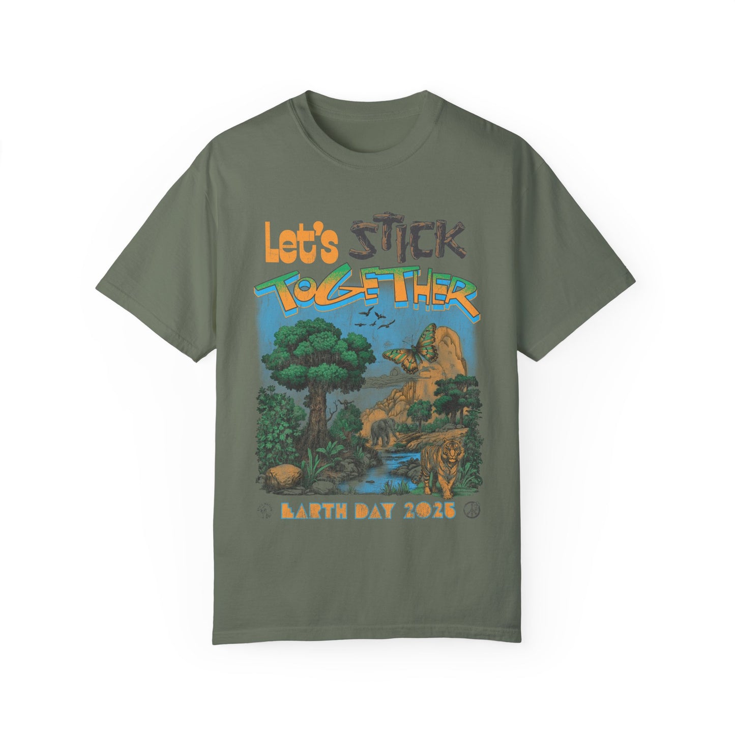 Eden Earth Day 2025 Unisex T-Shirt - Stick Nation x Side Walk Flowers