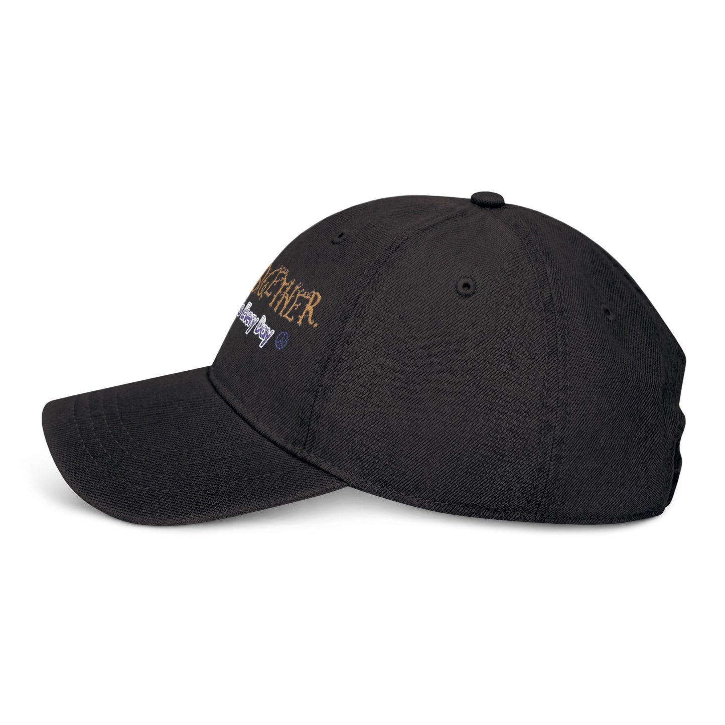 Stick Together Embroidered Denim Dad Hat