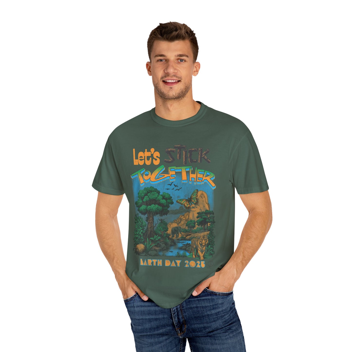 Eden Earth Day 2025 Unisex T-Shirt - Stick Nation x Side Walk Flowers