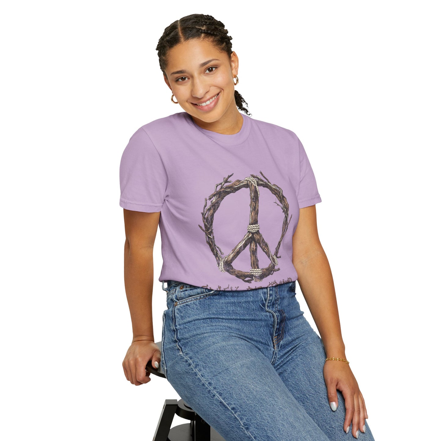 Stick Together Earth Day 2025 Unisex T-Shirt - Side Walk Flowers x Stick Nation