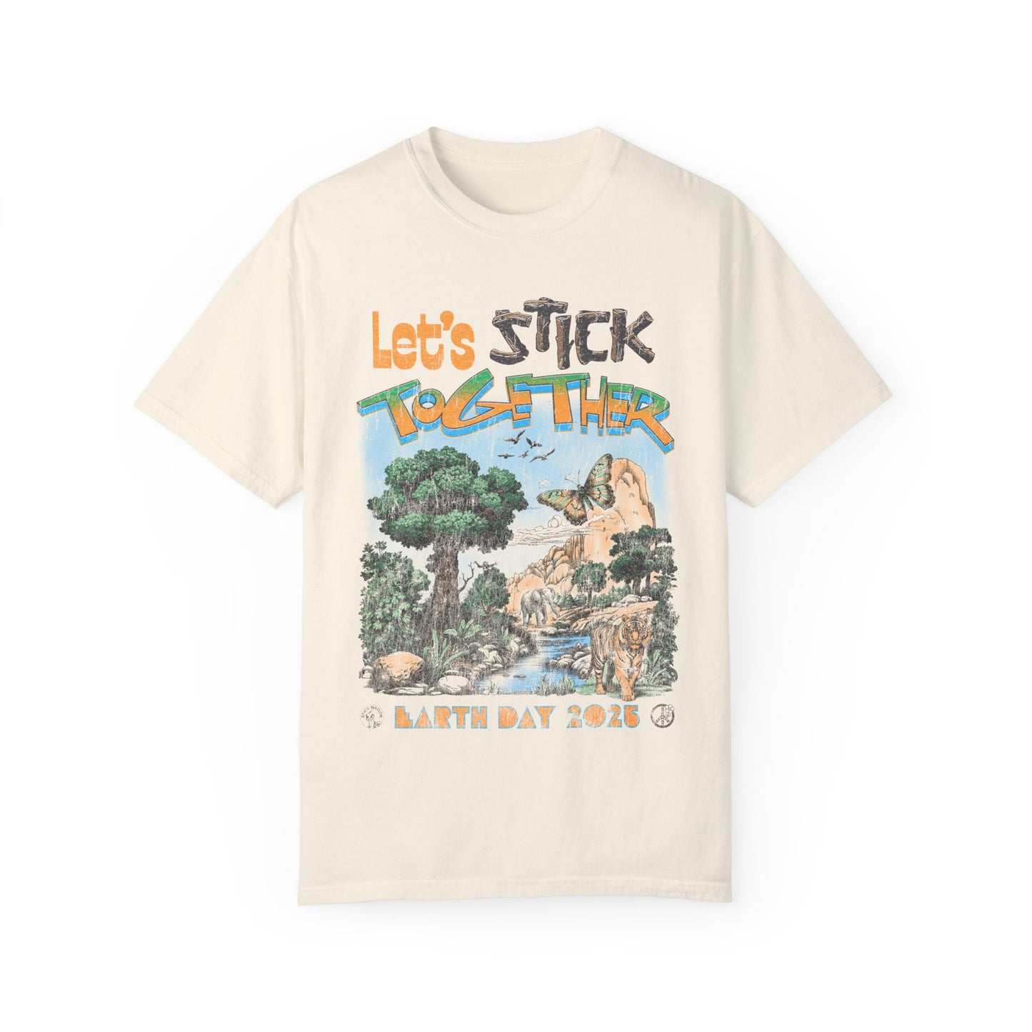 Eden Earth Day 2025 Unisex T-Shirt - Stick Nation x Side Walk Flowers