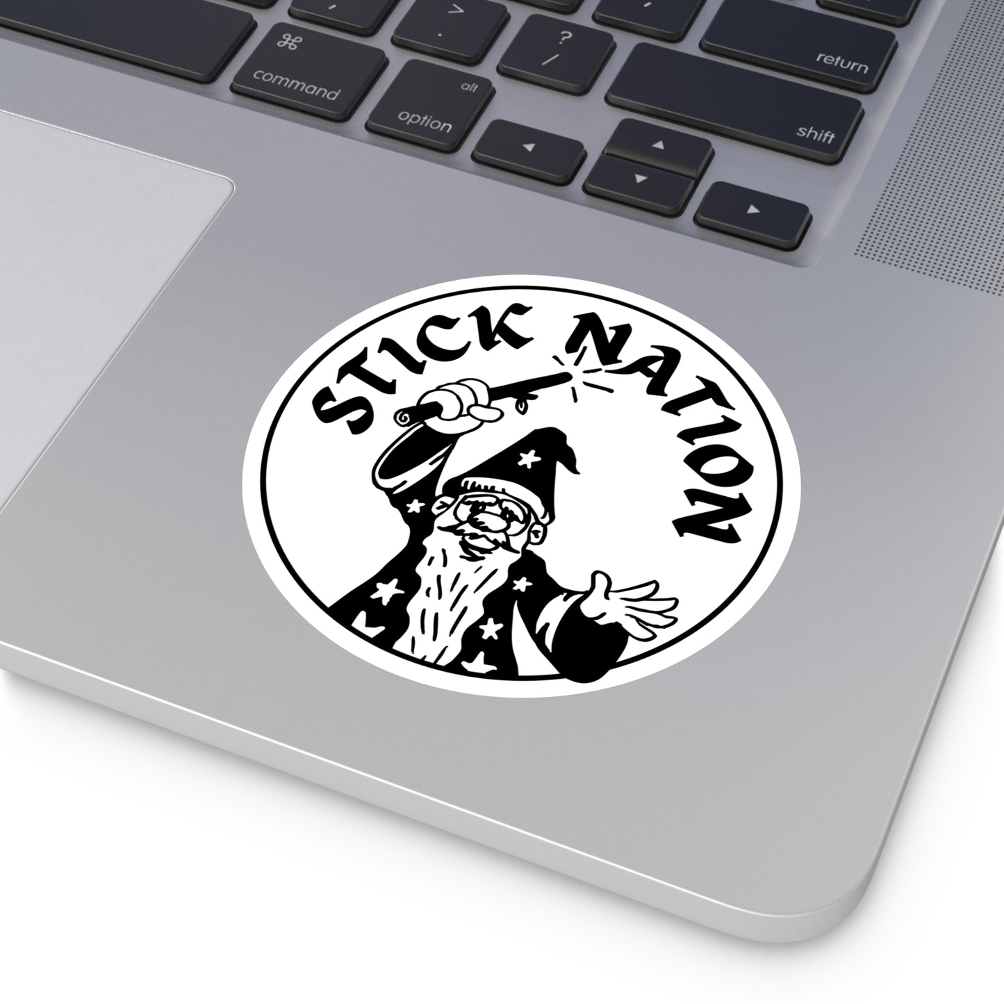 Stick Nation Wizard Round Vinyl Stickers