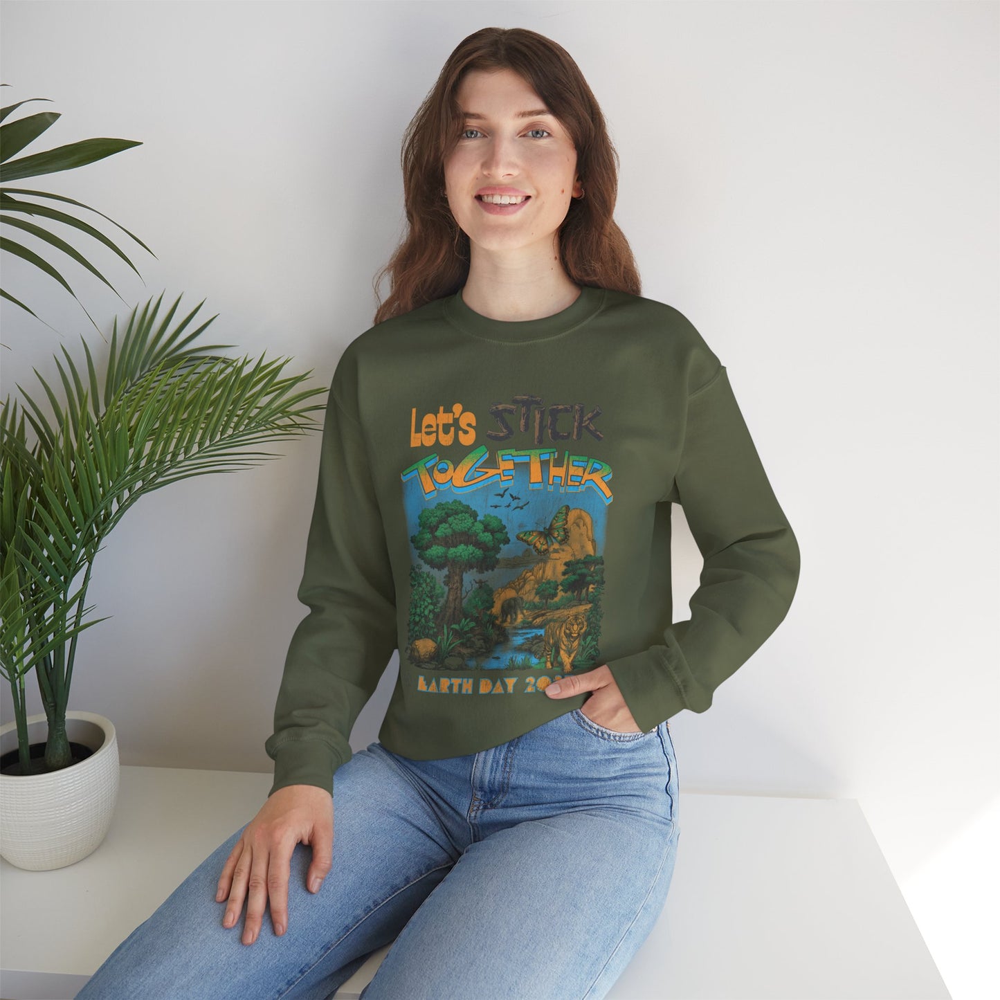 Eden Earth Day 2025 Unisex Crewneck Sweatshirt