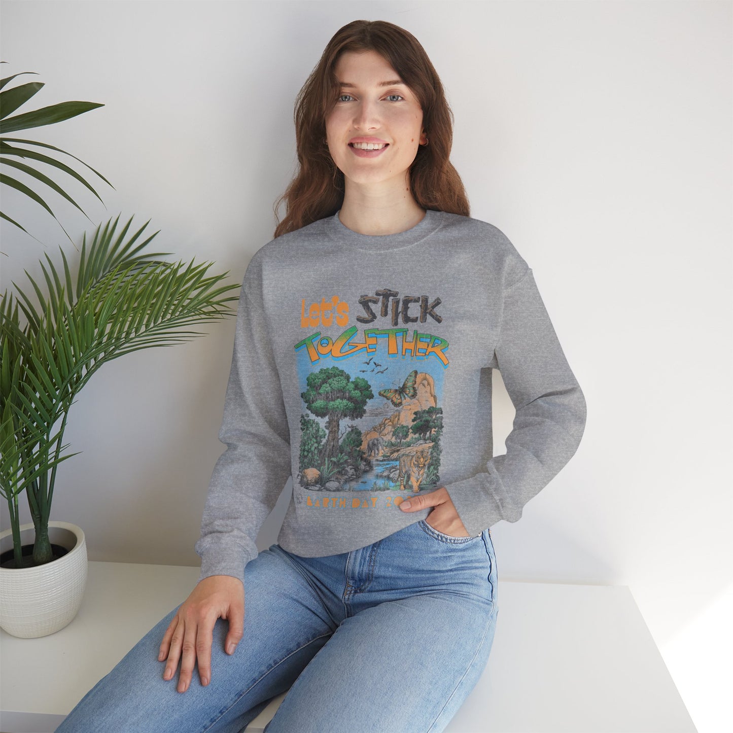 Eden Earth Day 2025 Unisex Crewneck Sweatshirt