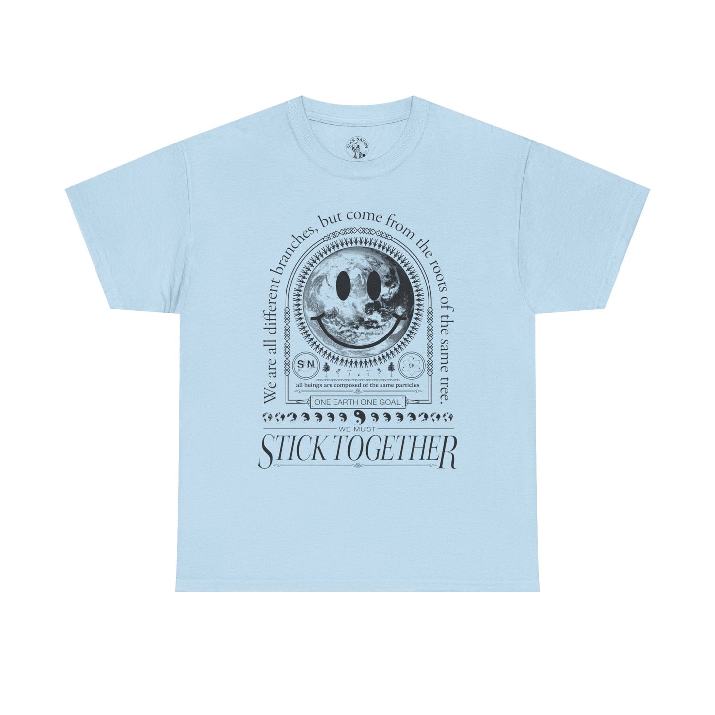 Smiley Face Stick Together Unisex T-Shirt