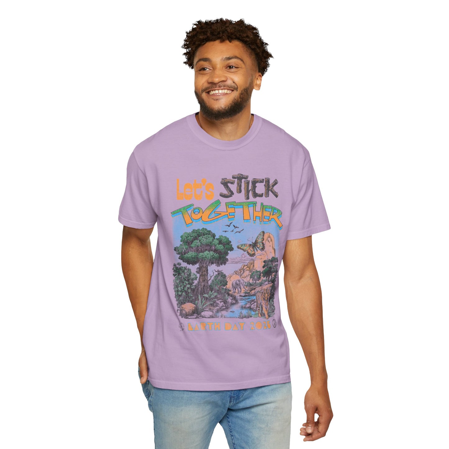 Eden Earth Day 2025 Unisex T-Shirt - Stick Nation x Side Walk Flowers