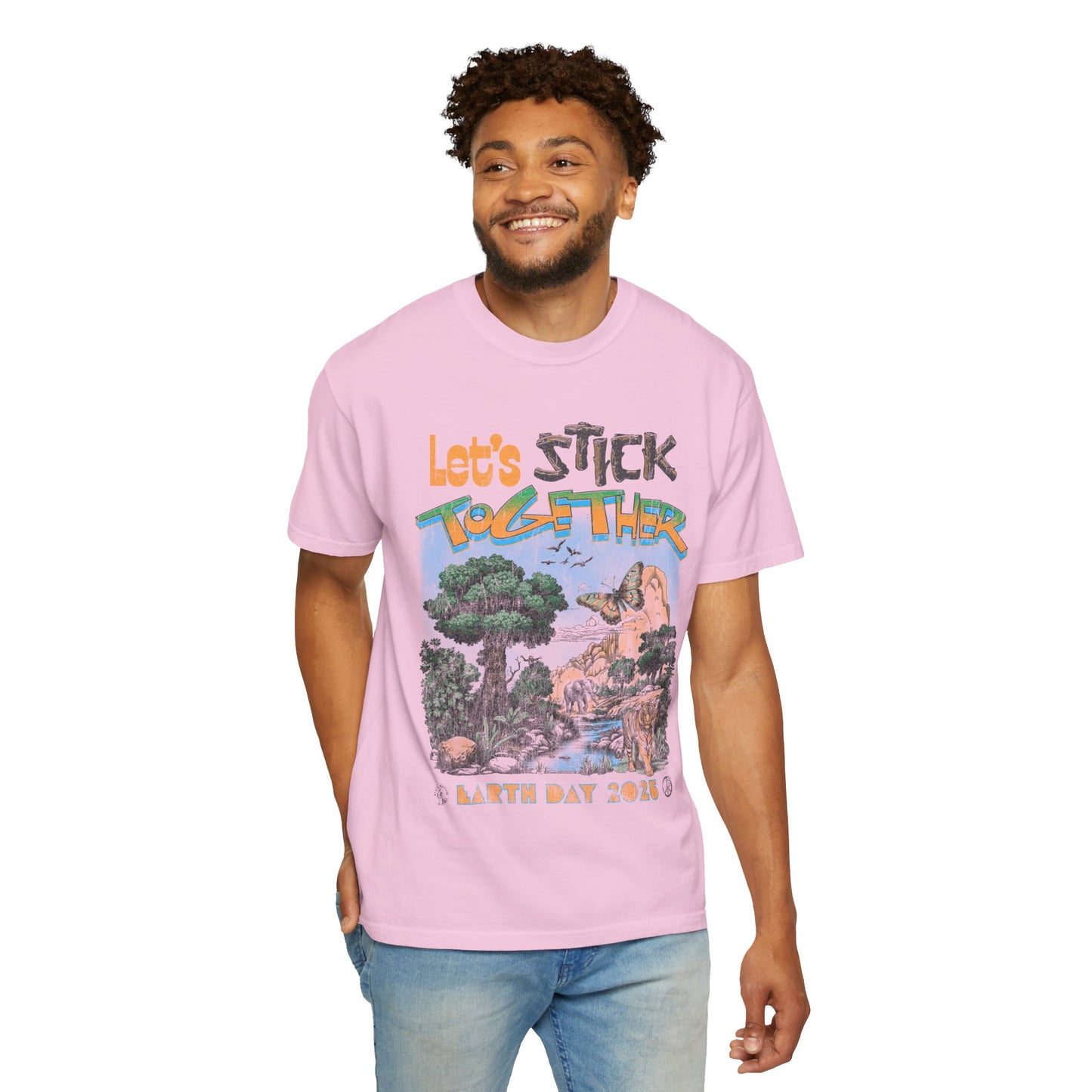 Eden Earth Day 2025 Unisex T-Shirt - Stick Nation x Side Walk Flowers