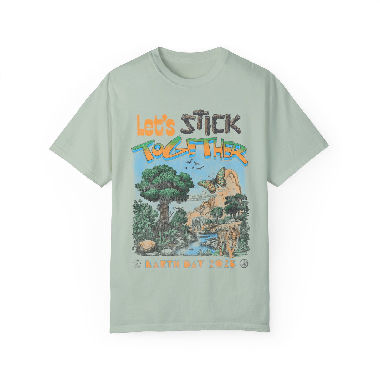 Eden Earth Day 2025 Unisex T-Shirt - Stick Nation x Side Walk Flowers