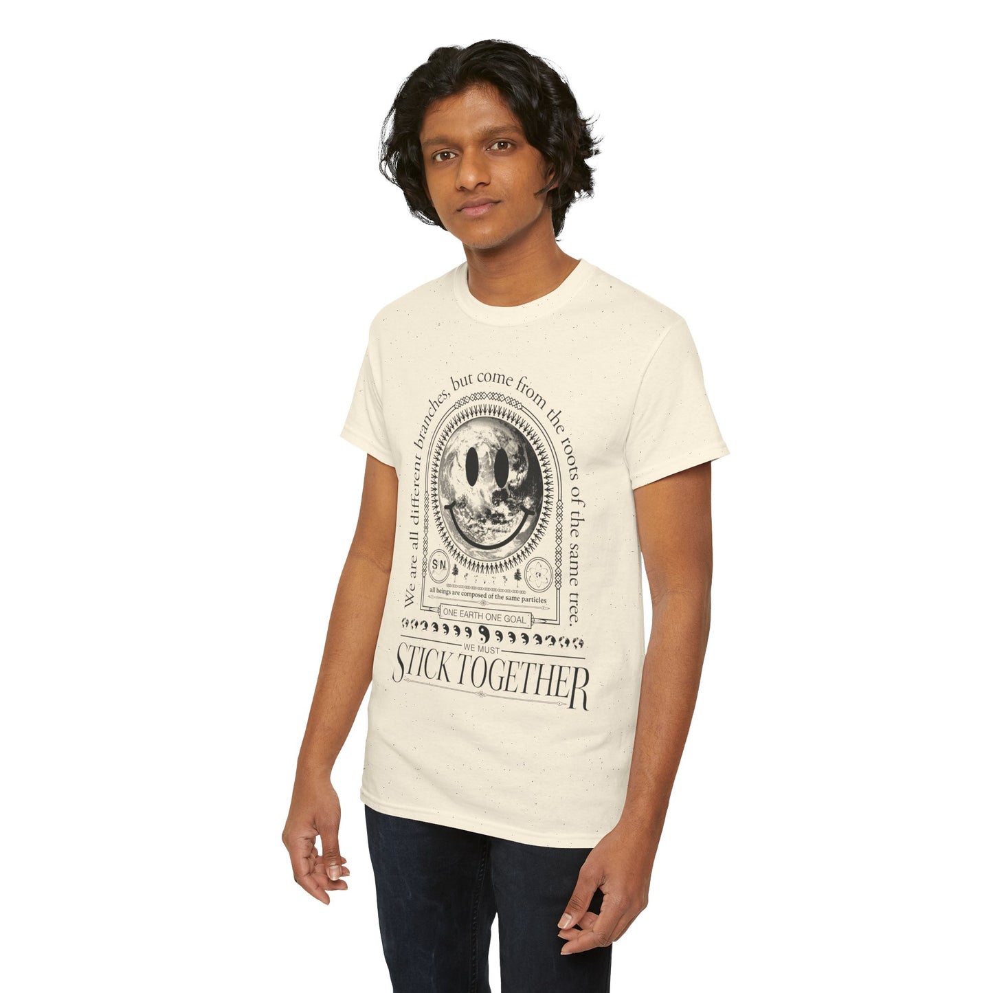 Smiley Face Stick Together Unisex T-Shirt