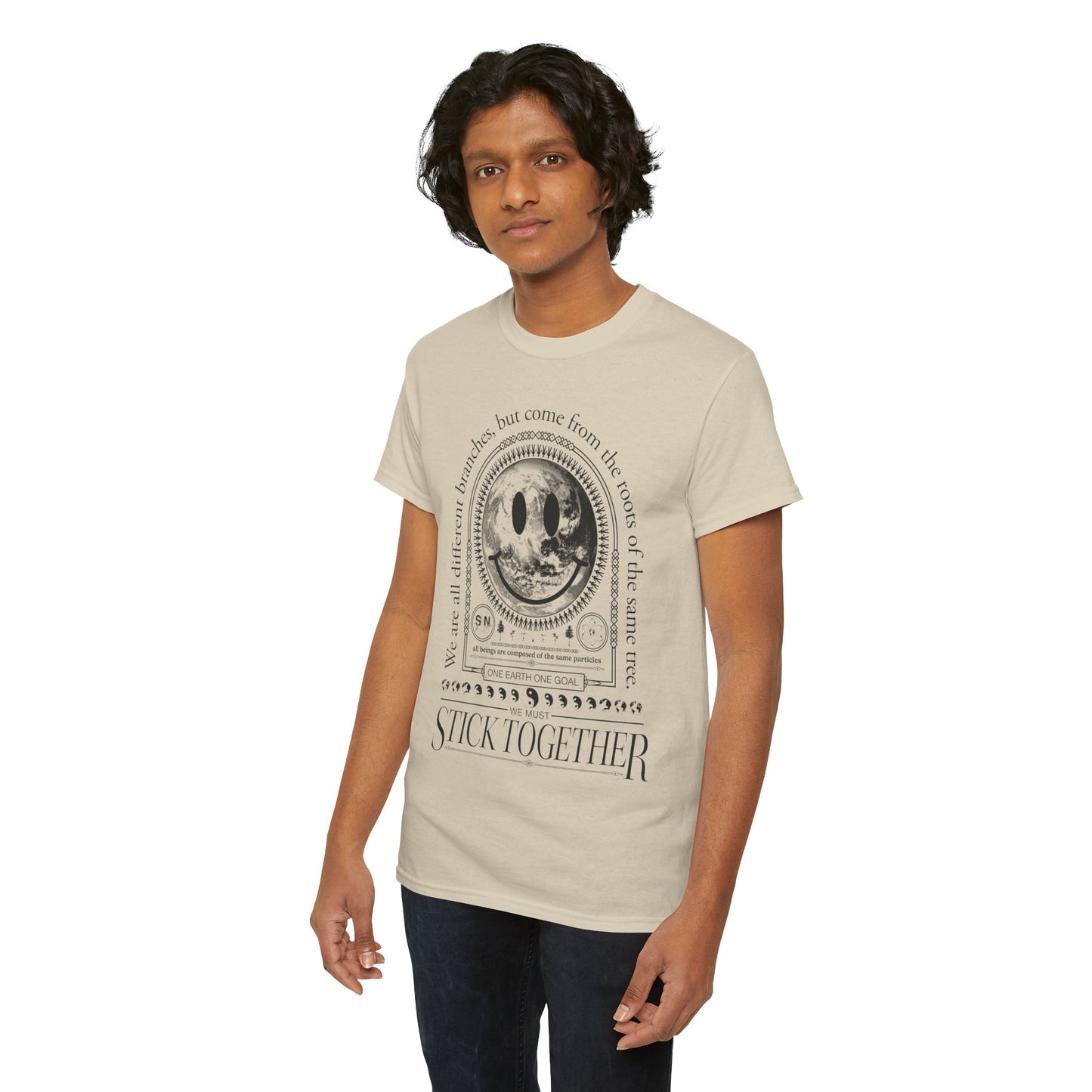 Smiley Face Stick Together Unisex T-Shirt