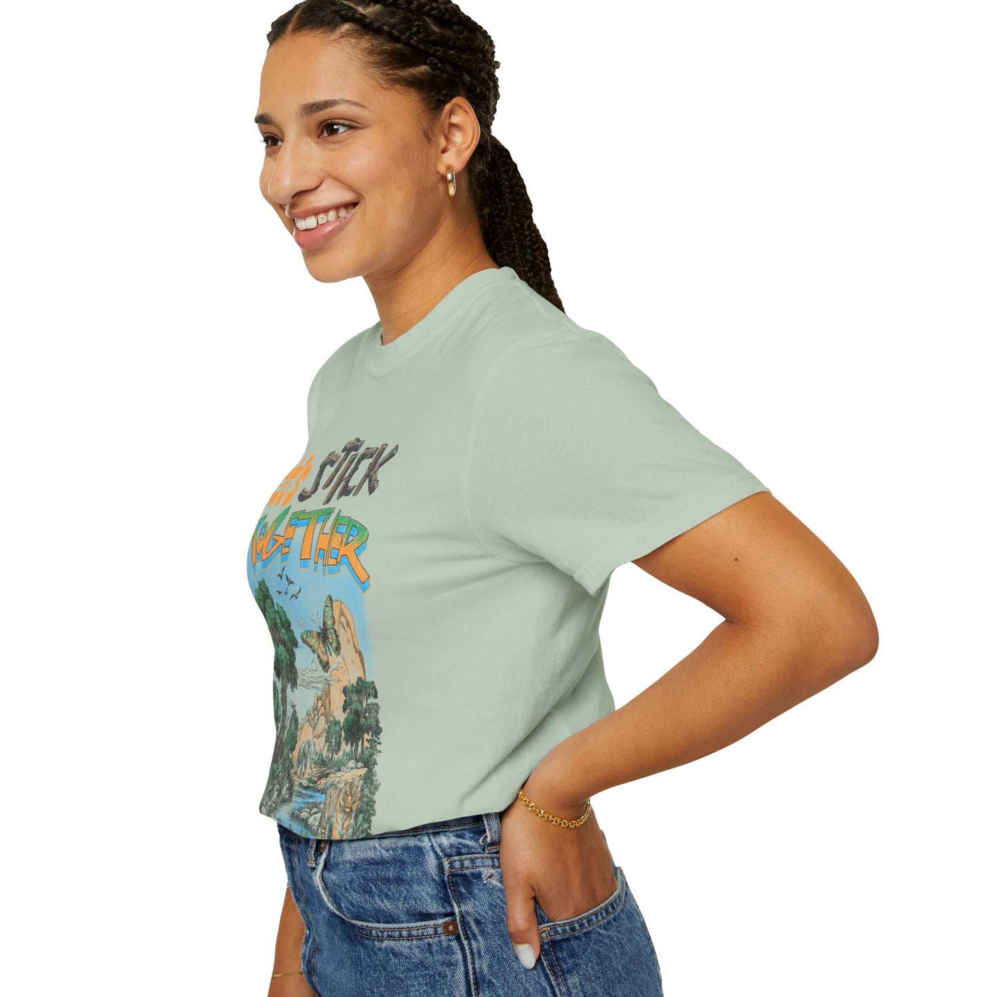 Eden Earth Day 2025 Unisex T-Shirt - Stick Nation x Side Walk Flowers