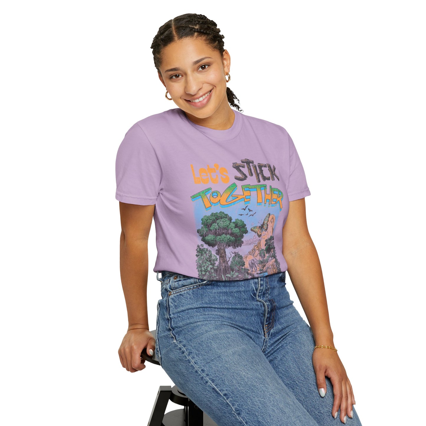 Eden Earth Day 2025 Unisex T-Shirt - Stick Nation x Side Walk Flowers