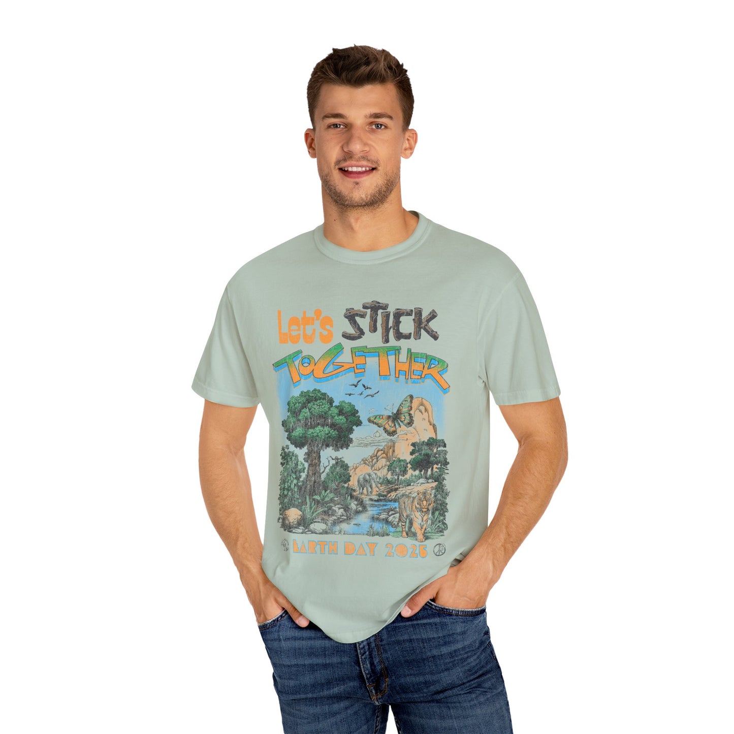 Eden Earth Day 2025 Unisex T-Shirt - Stick Nation x Side Walk Flowers