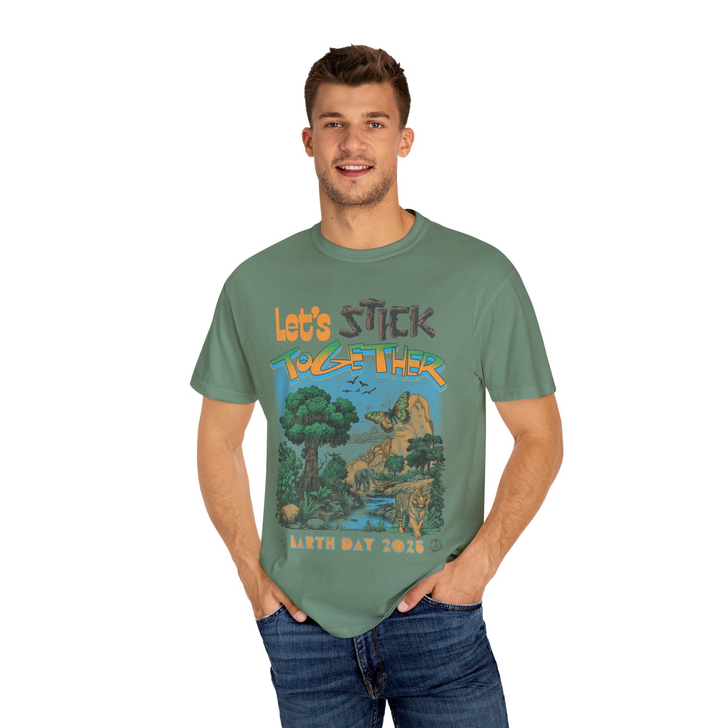 Eden Earth Day 2025 Unisex T-Shirt - Stick Nation x Side Walk Flowers