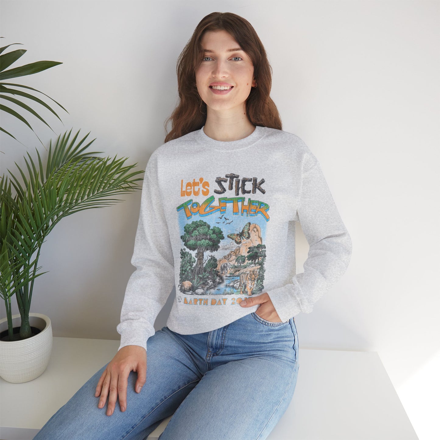 Eden Earth Day 2025 Unisex Crewneck Sweatshirt