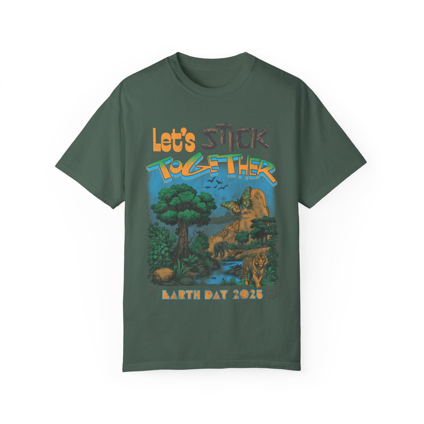 Eden Earth Day 2025 Unisex T-Shirt - Stick Nation x Side Walk Flowers