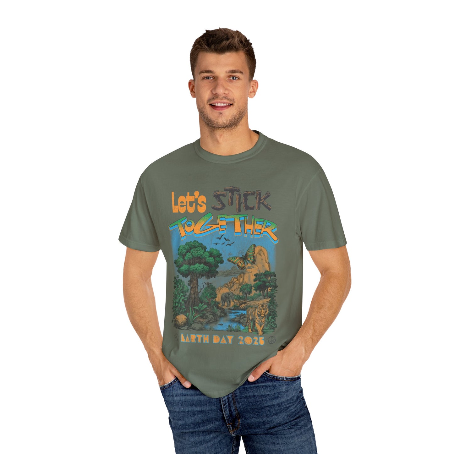 Eden Earth Day 2025 Unisex T-Shirt - Stick Nation x Side Walk Flowers