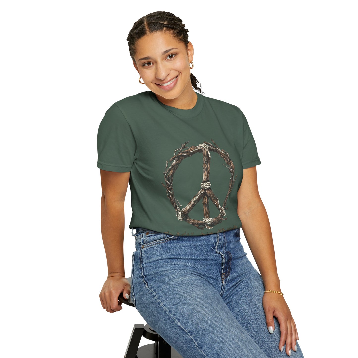 Stick Together Earth Day 2025 Unisex T-Shirt - Side Walk Flowers x Stick Nation