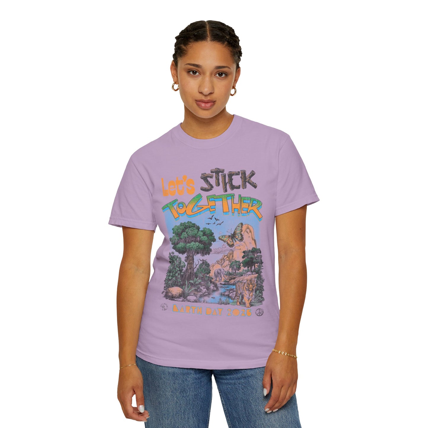 Eden Earth Day 2025 Unisex T-Shirt - Stick Nation x Side Walk Flowers