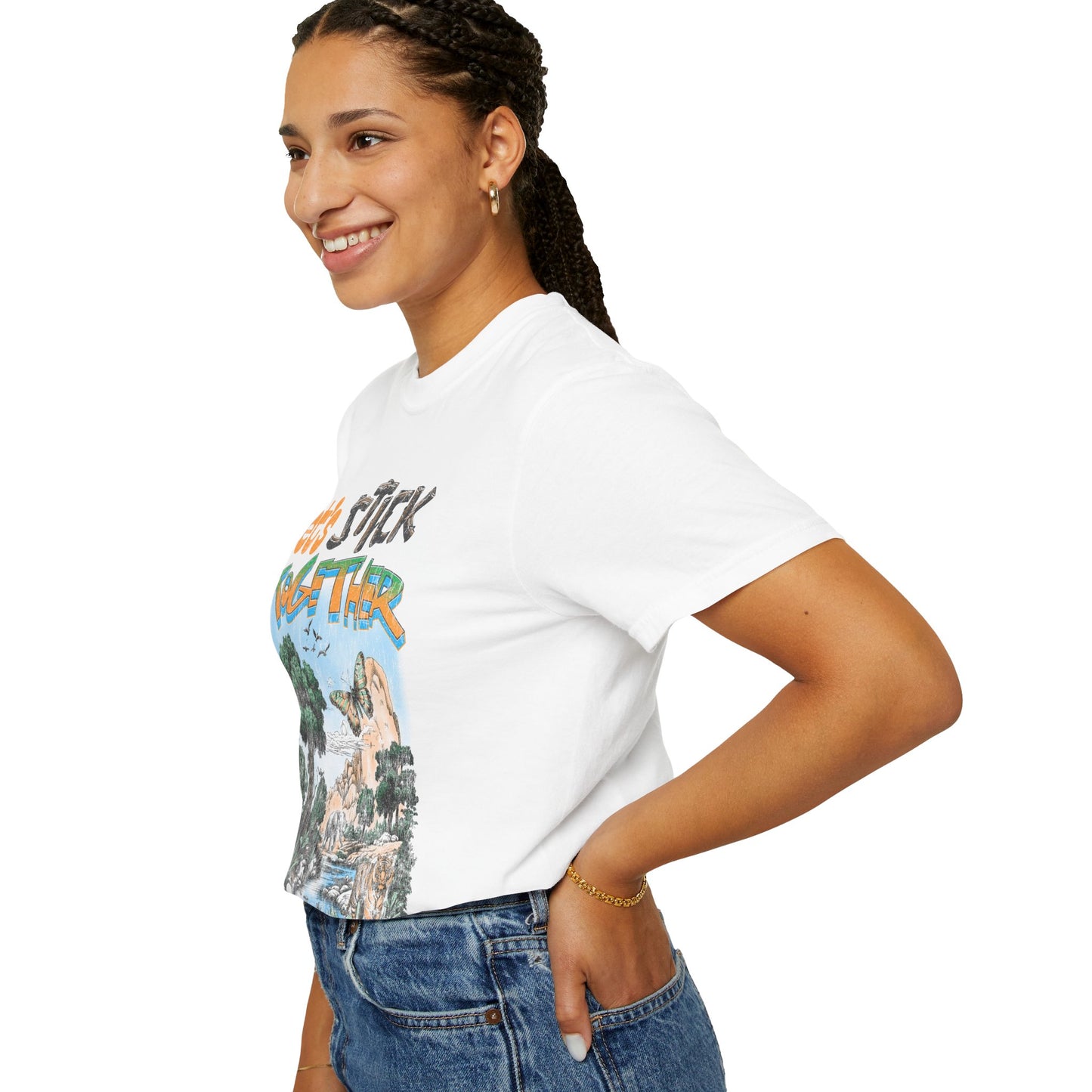 Eden Earth Day 2025 Unisex T-Shirt - Stick Nation x Side Walk Flowers