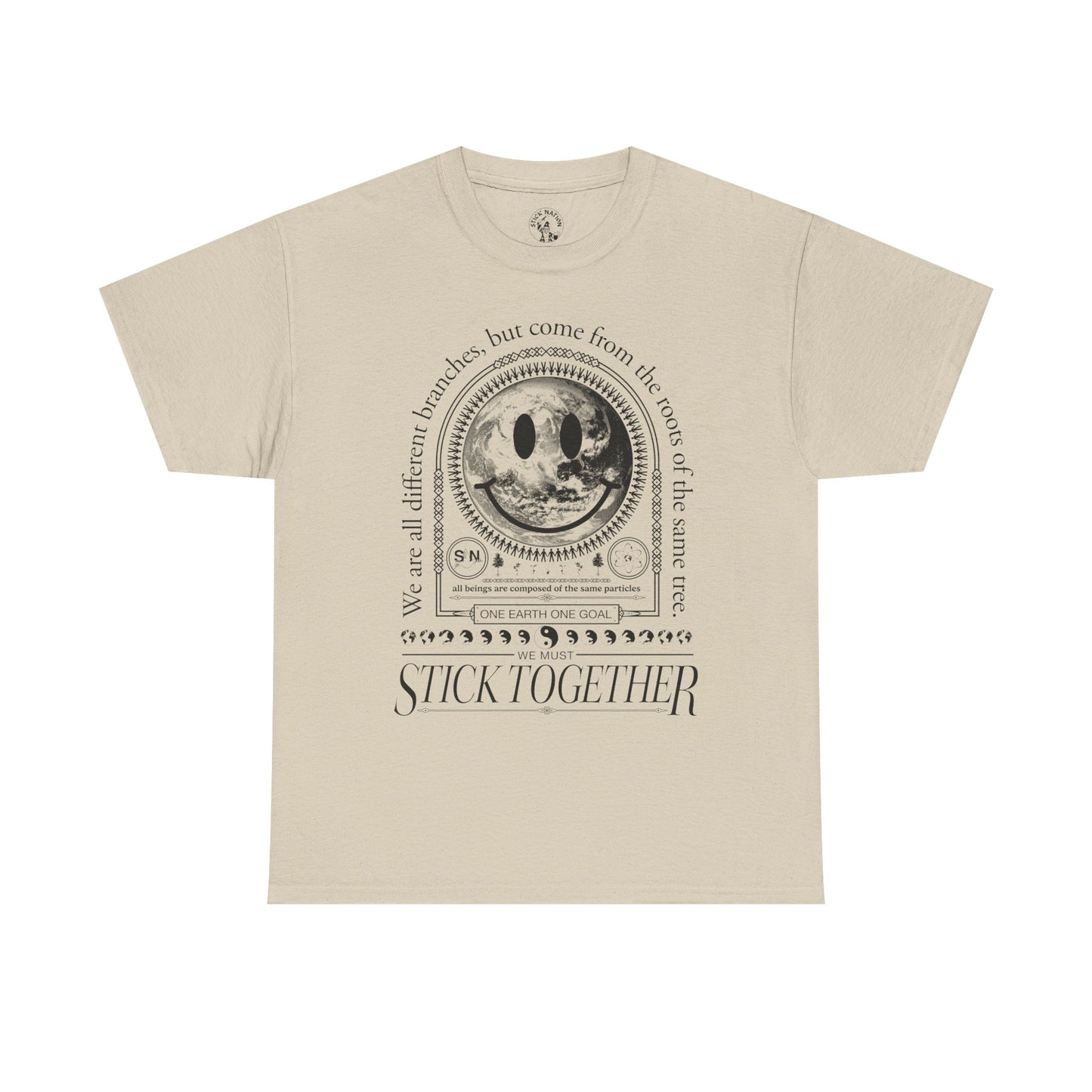 Smiley Face Stick Together Unisex T-Shirt