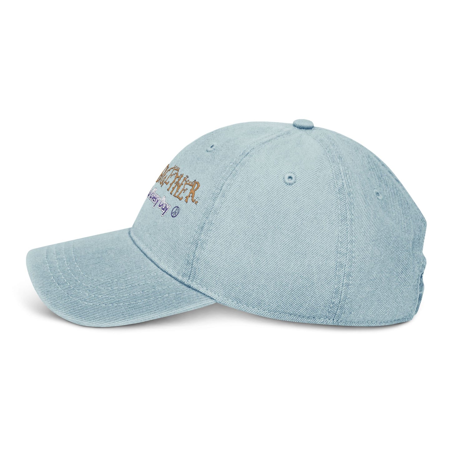 Stick Together Embroidered Denim Dad Hat