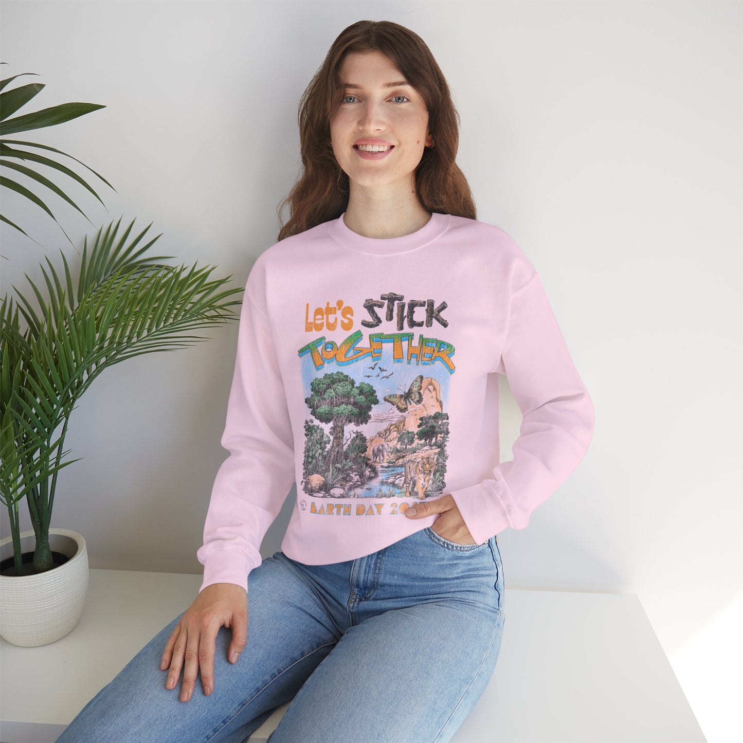 Eden Earth Day 2025 Unisex Crewneck Sweatshirt