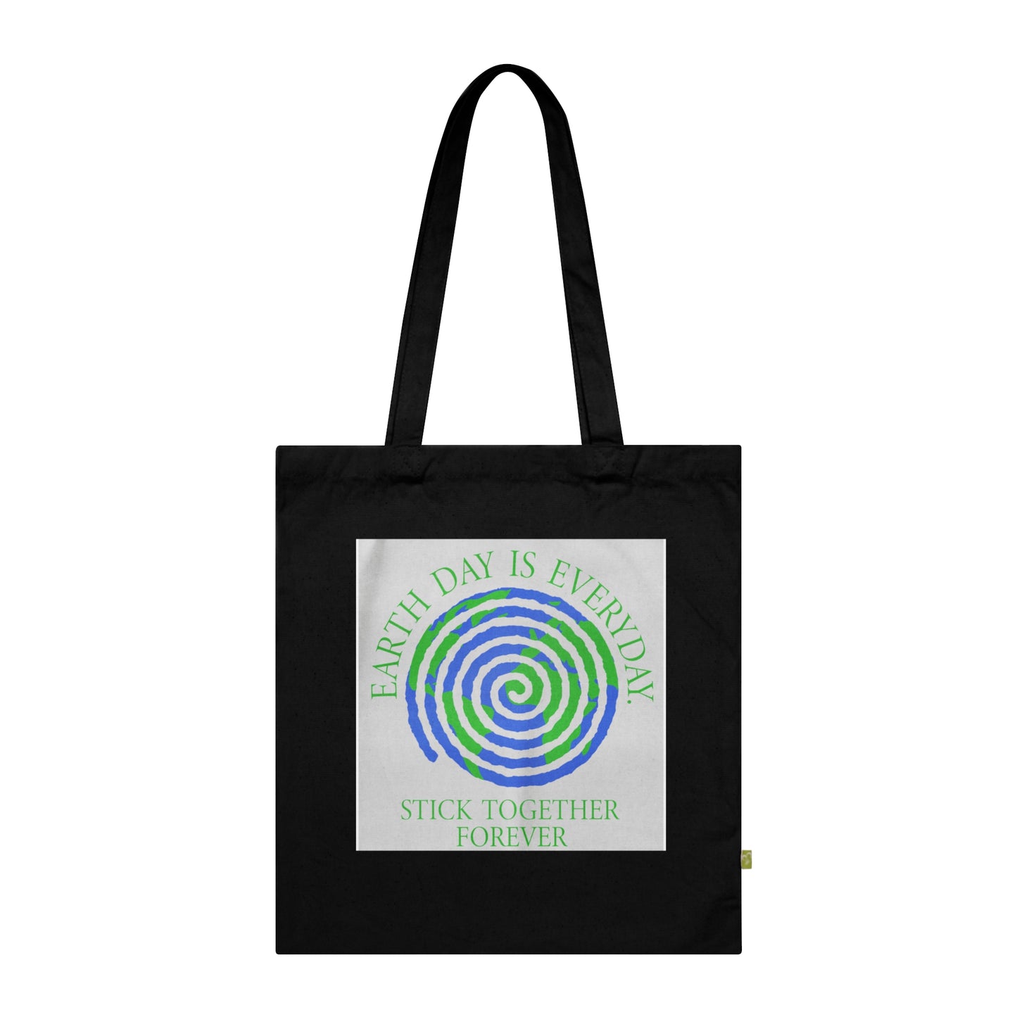 Spiral Earth Day 2025 - Organic Canvas Tote Bag
