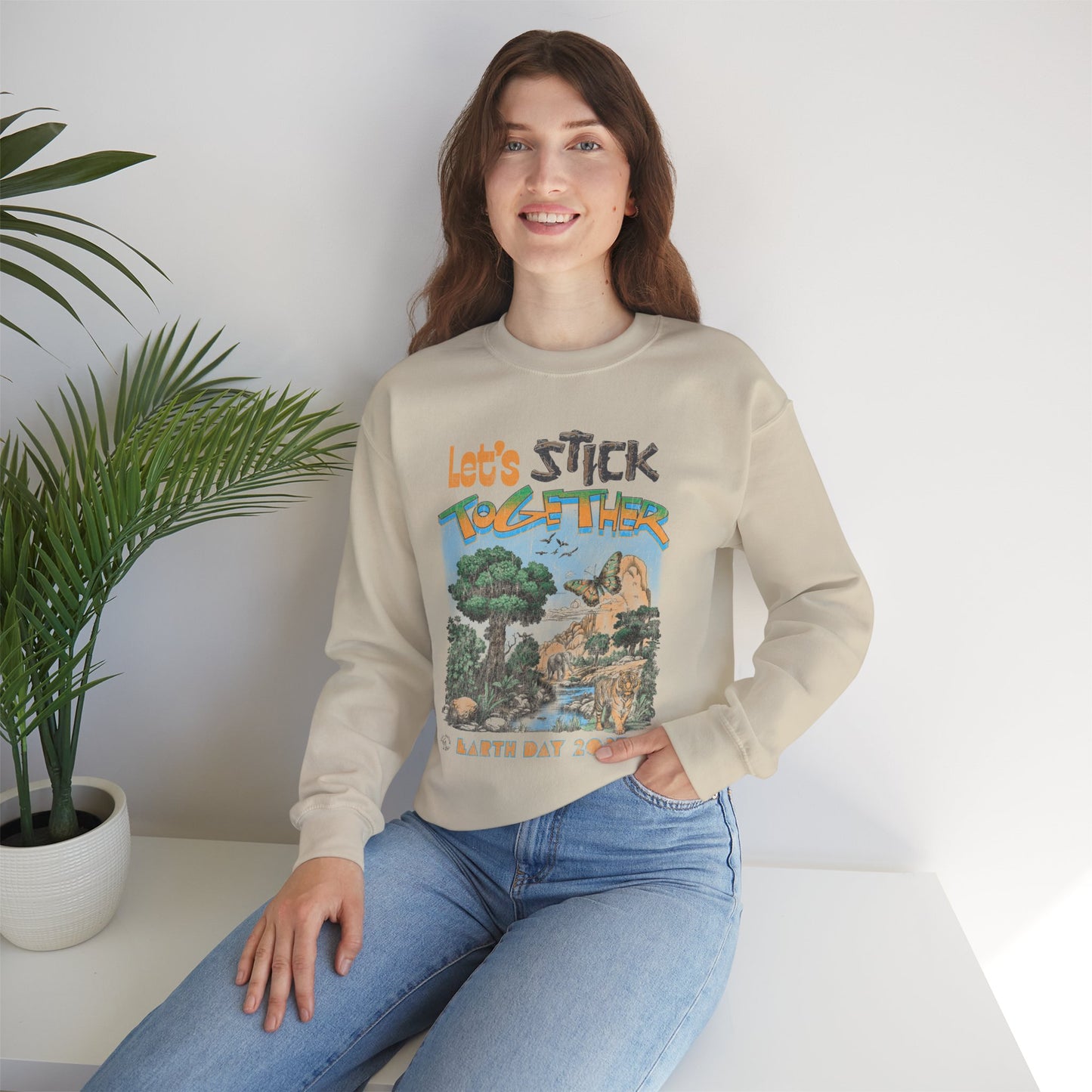 Eden Earth Day 2025 Unisex Crewneck Sweatshirt