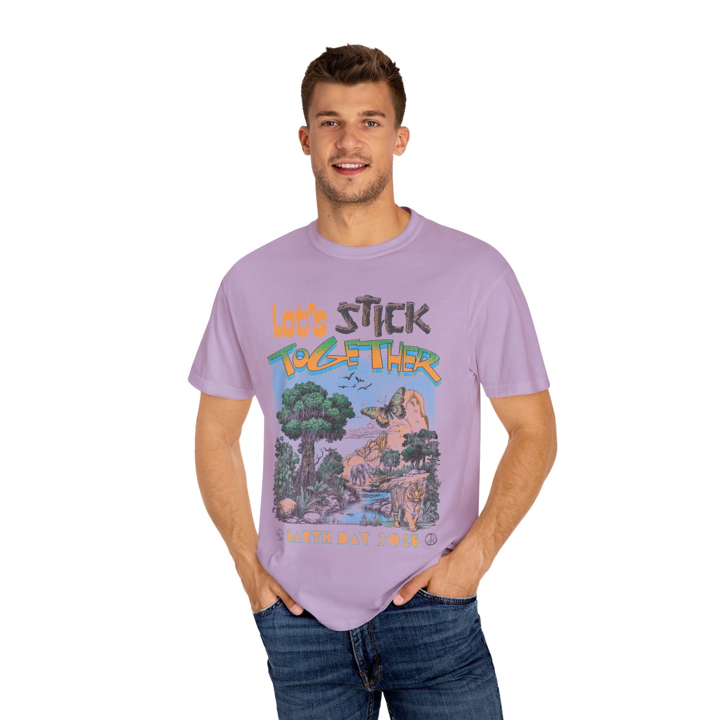 Eden Earth Day 2025 Unisex T-Shirt - Stick Nation x Side Walk Flowers