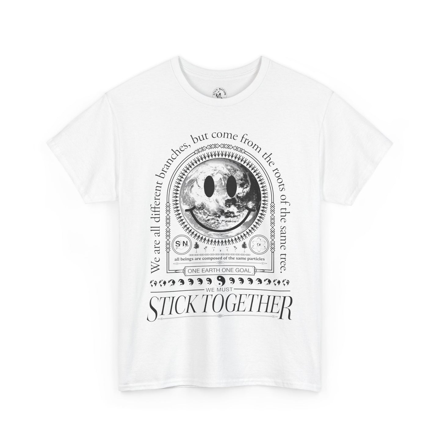 Smiley Face Stick Together Unisex T-Shirt