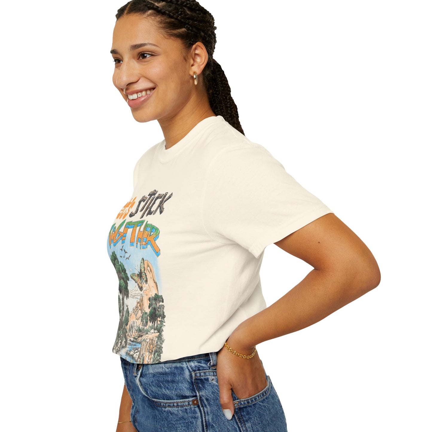 Eden Earth Day 2025 Unisex T-Shirt - Stick Nation x Side Walk Flowers