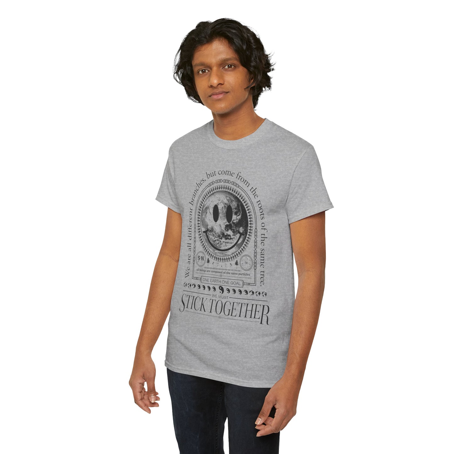 Smiley Face Stick Together Unisex T-Shirt